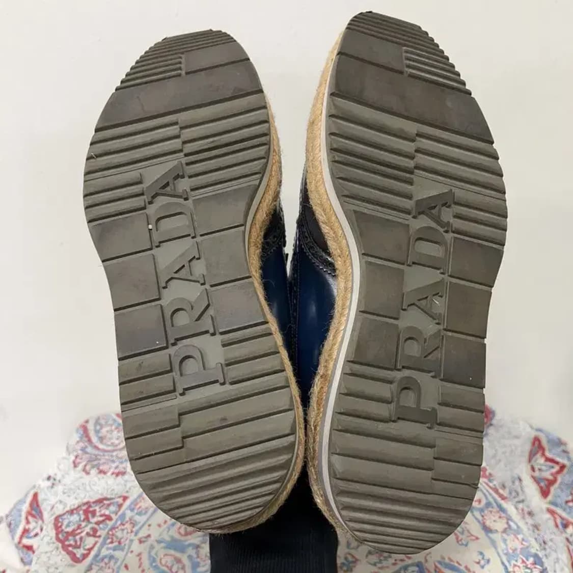 프라다 18SS 2EG015 남성구두 윙팁 8 E01640 상품이미지4