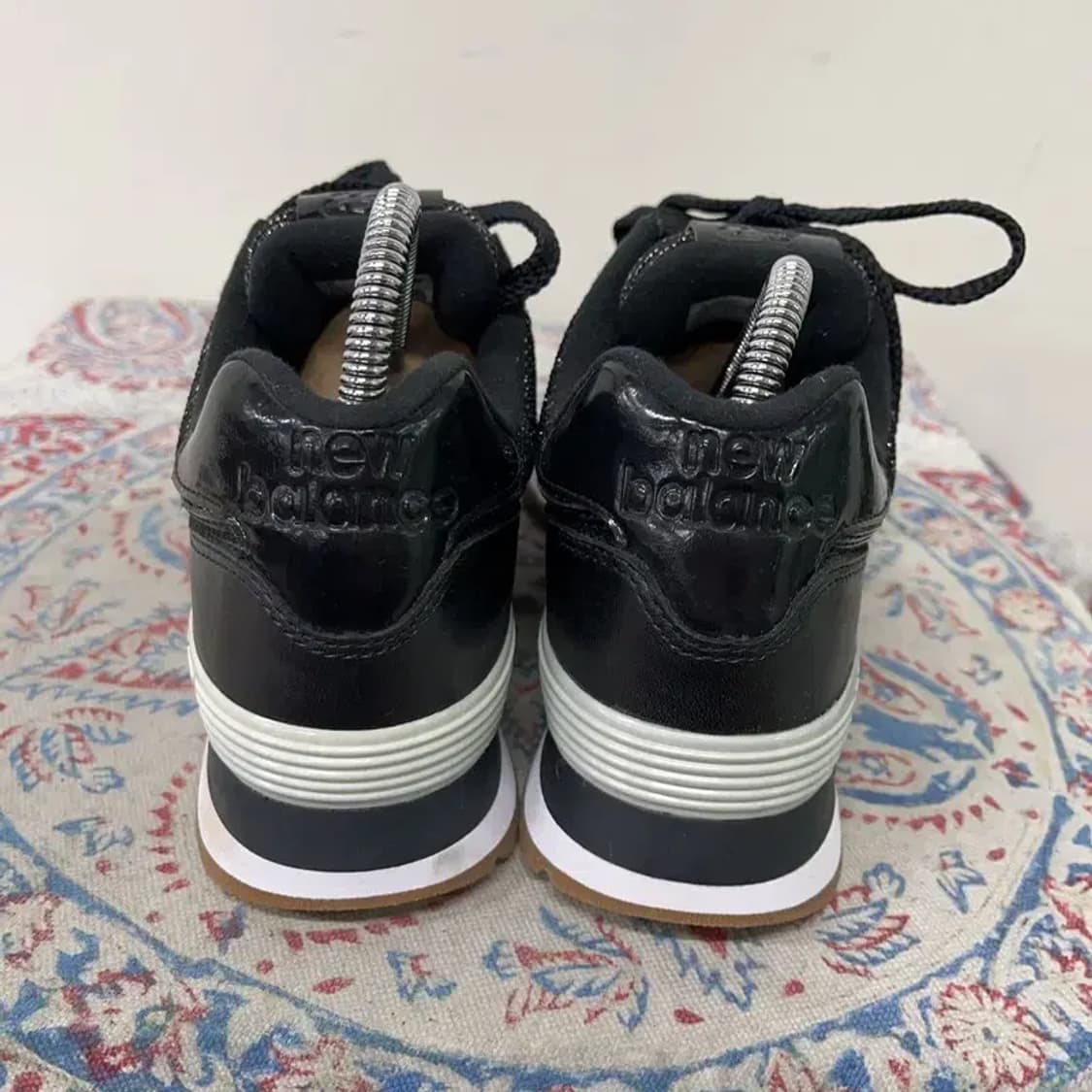 뉴발란스 574 블랙 스니커즈 운동화 245 E01649 상품이미지2