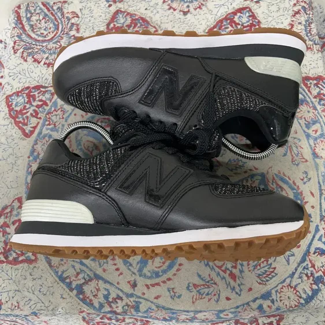 뉴발란스 574 블랙 스니커즈 운동화 245 E01649 상품이미지3