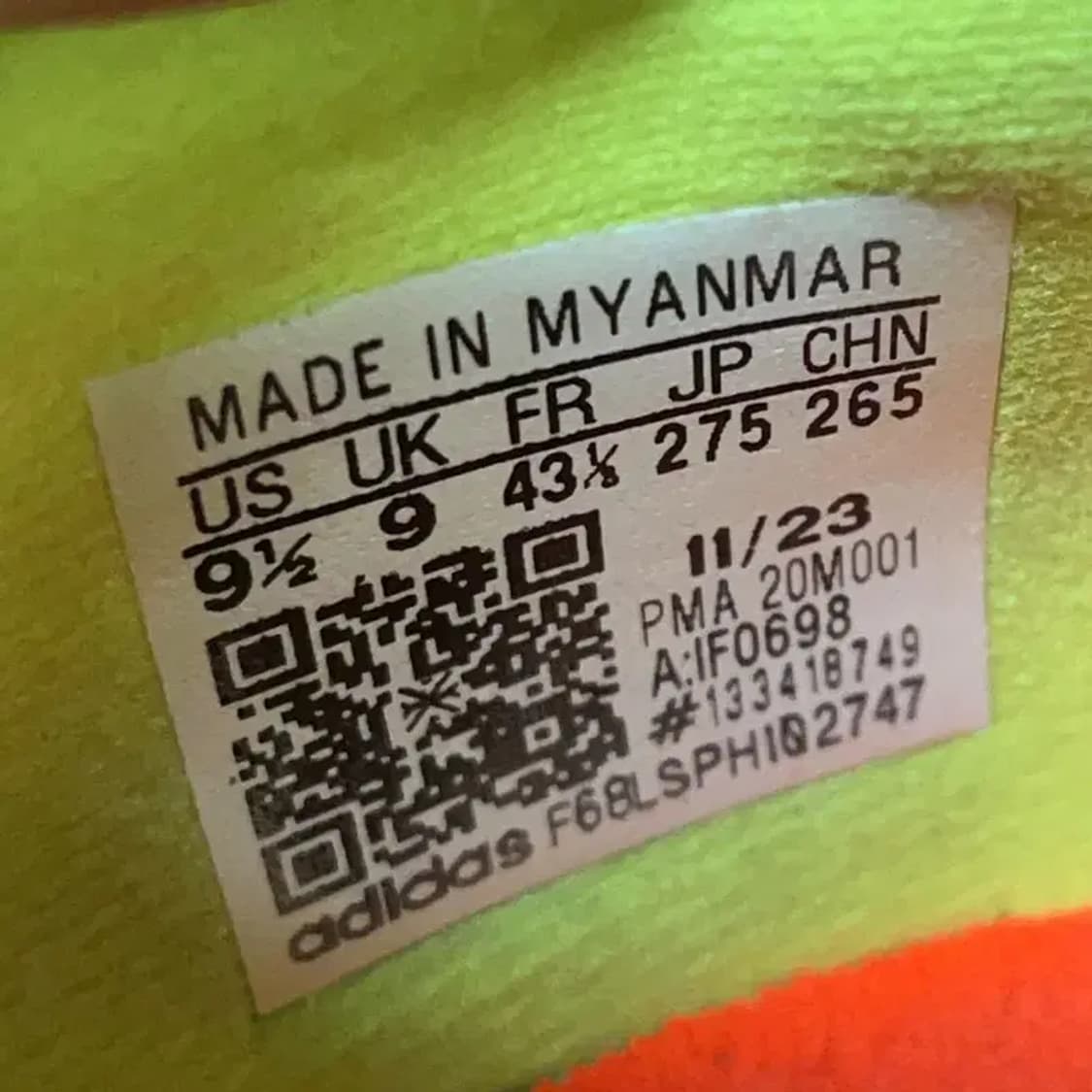 아디다스 크레이지패스트 리그 TF 풋살화 축구화 275 E01650 상품이미지5