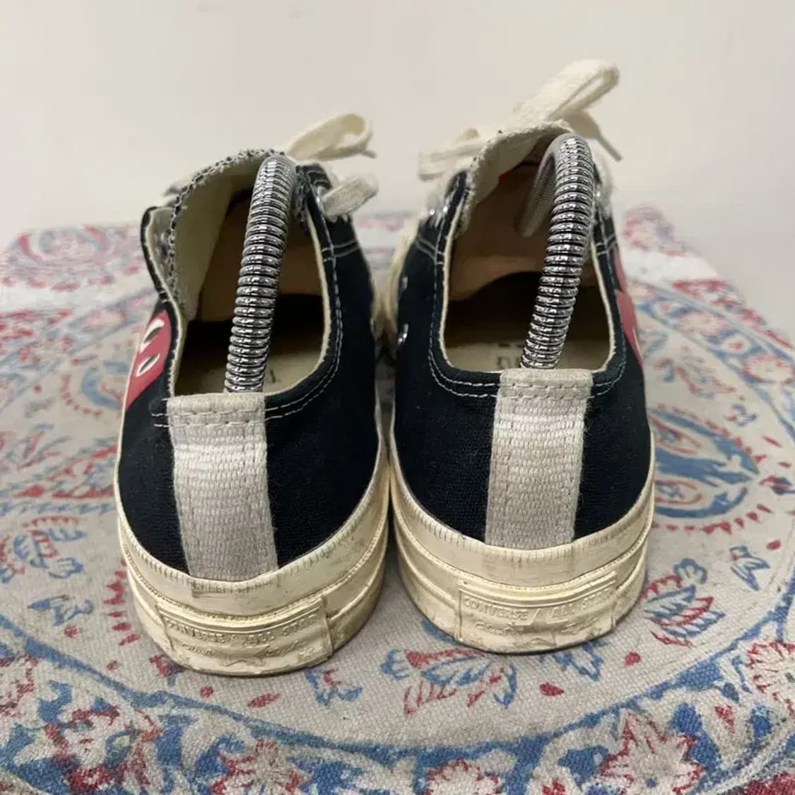 컨버스 꼼데가르송 척 70 로우 스니커즈 운동화 240 E01651 상품이미지2