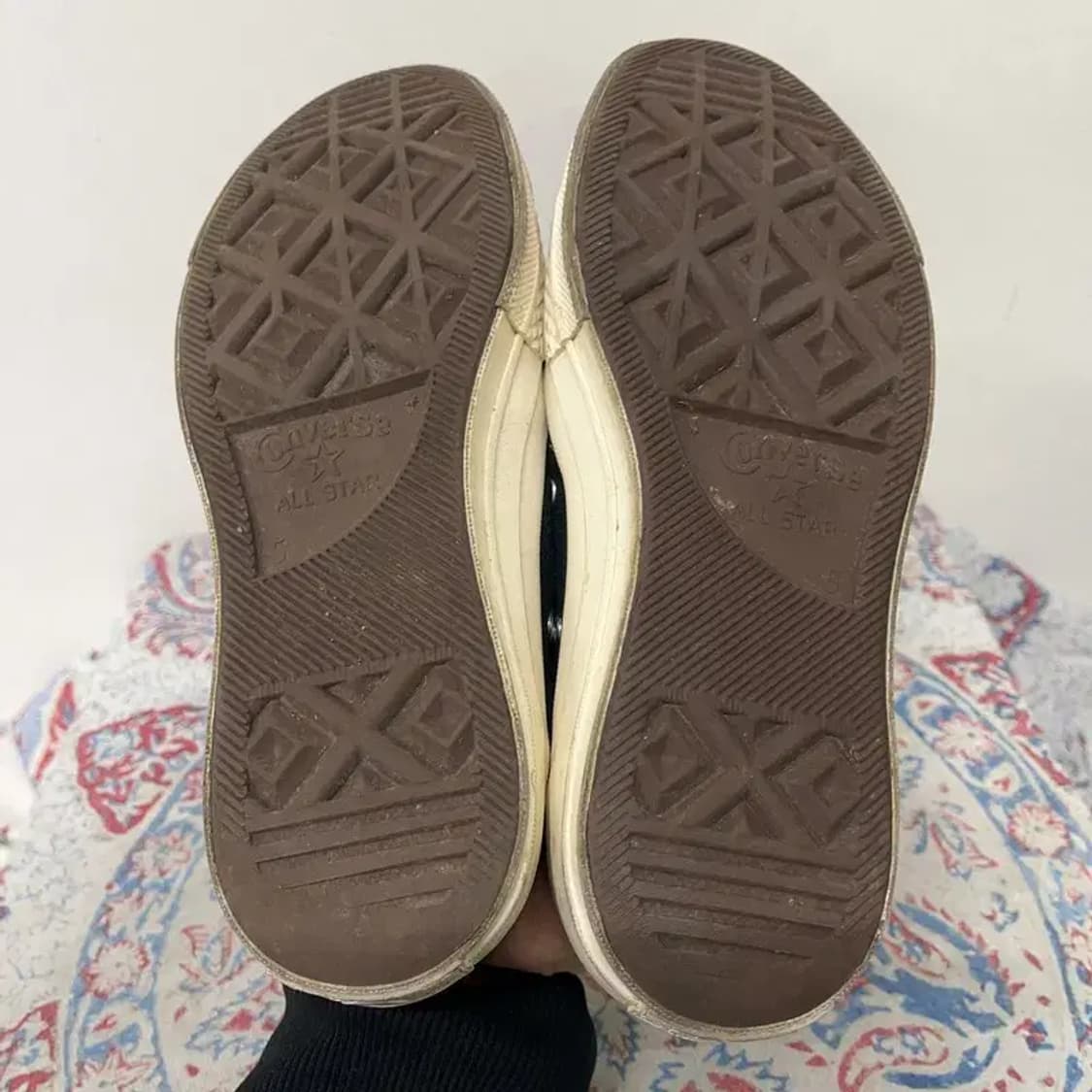 컨버스 꼼데가르송 척 70 로우 스니커즈 운동화 240 E01651 상품이미지4