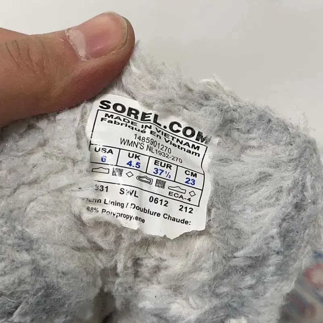 소렐 SOREL 티볼리 방한부츠 겨울신발 털신발 230 E01686 상품이미지6