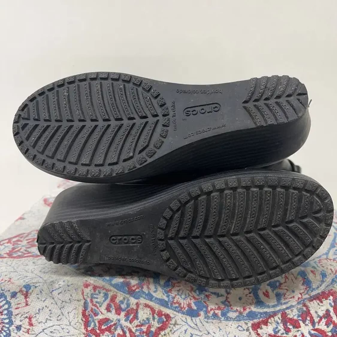 크록스 여자 롱부츠 가죽부츠 W5.5 E01694 상품이미지4