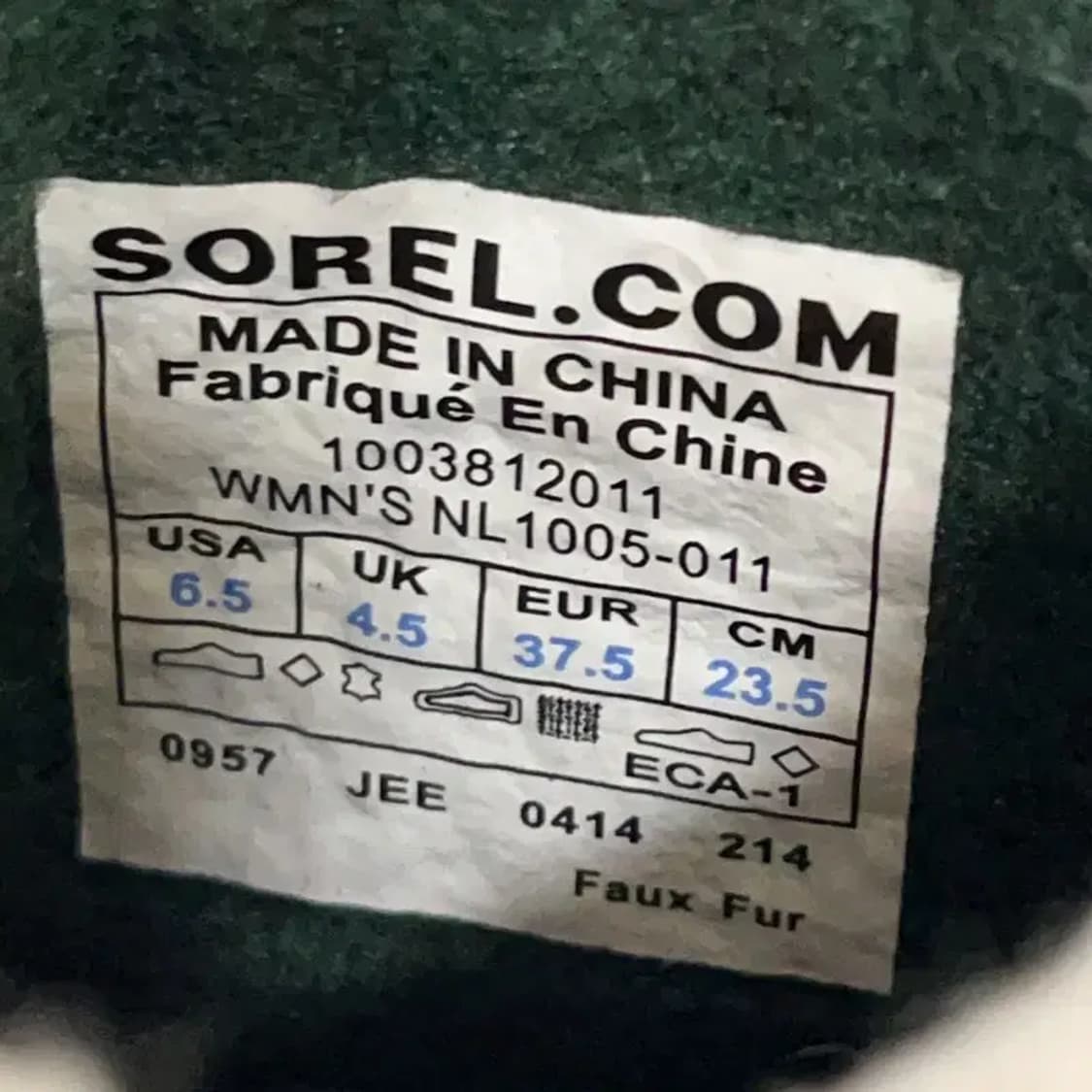 소렐 SOREL 카리부 방수화 방한화 겨울부츠 235 E01704 상품이미지5