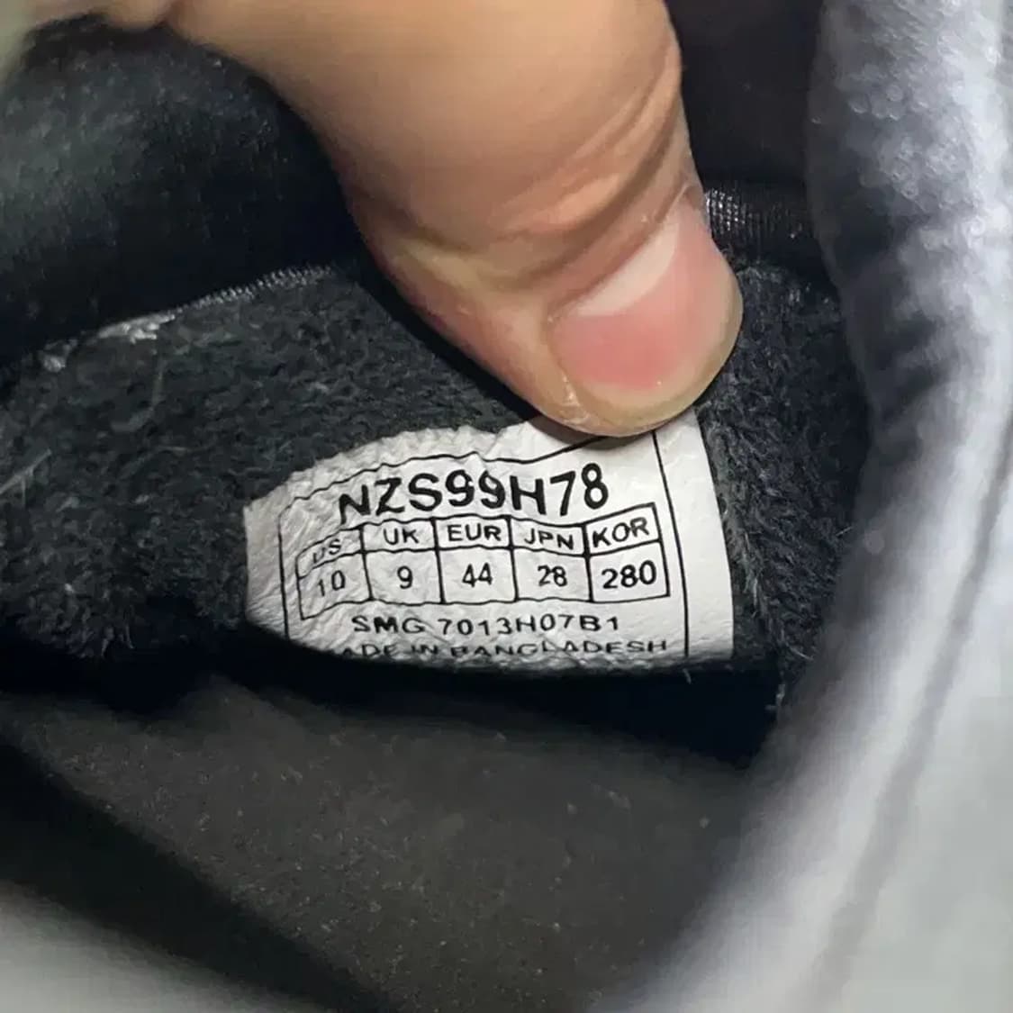 노스페이스 패딩신발 방한화 슬립온 겨울신발 280 E01699 상품이미지5