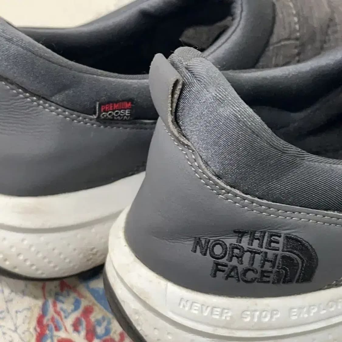 노스페이스 패딩신발 방한화 슬립온 겨울신발 280 E01699 상품이미지6