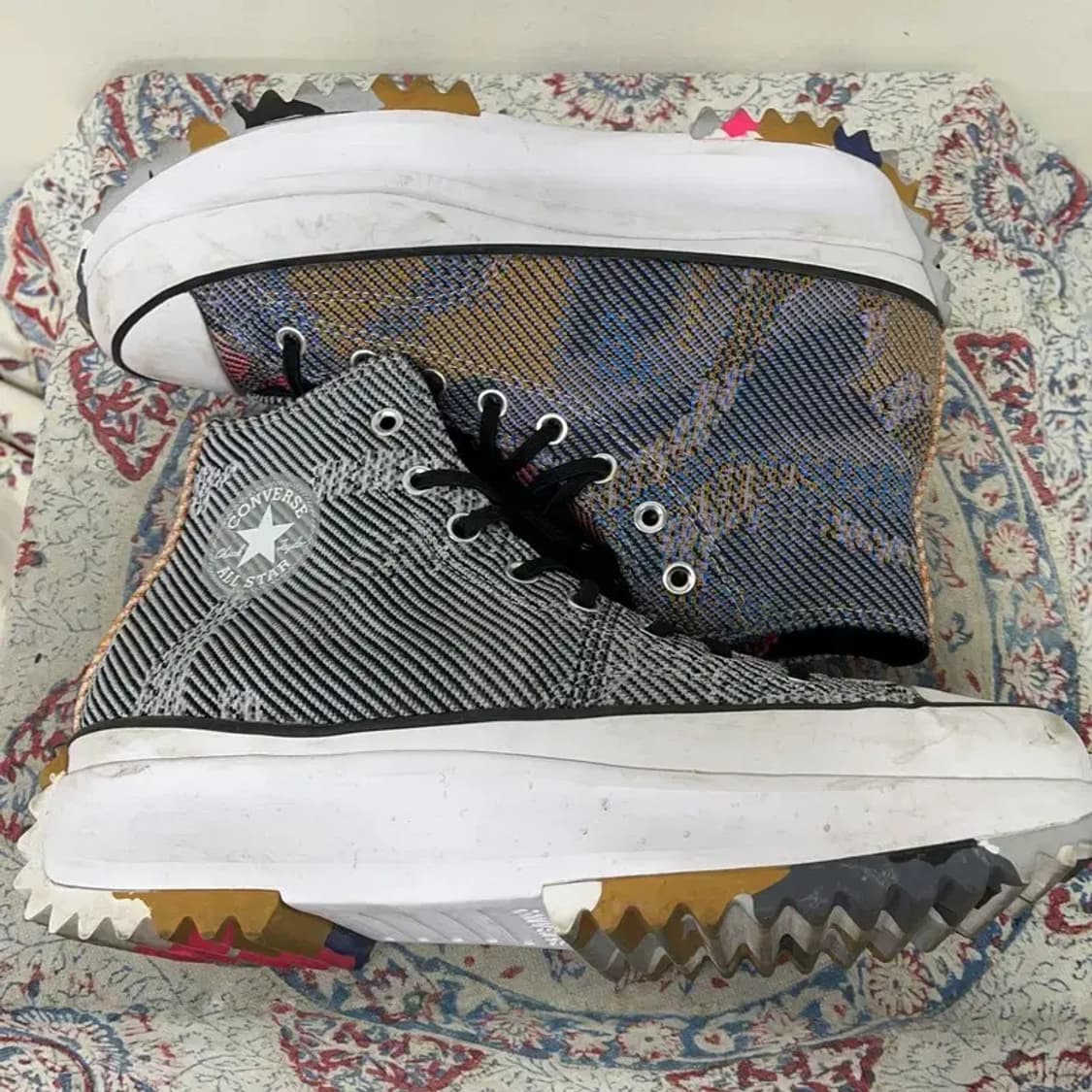 컨버스 런스타 하이크 하이 니트 매쉬업 스니커즈 280 E01726 상품이미지3