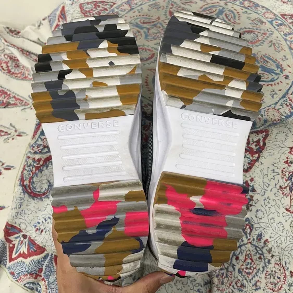 컨버스 런스타 하이크 하이 니트 매쉬업 스니커즈 280 E01726 상품이미지4