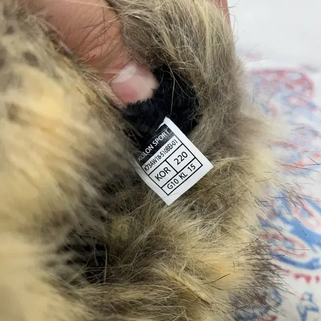 코오롱스포츠 퍼부츠 방한부츠 털신발 겨울신발 220 E01741 상품이미지5