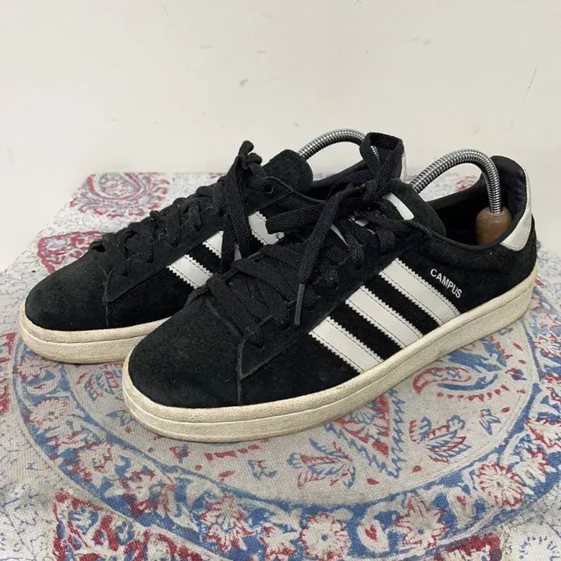아디다스 캠퍼스 블랙 스니커즈 신발 245 E01732 상품이미지1