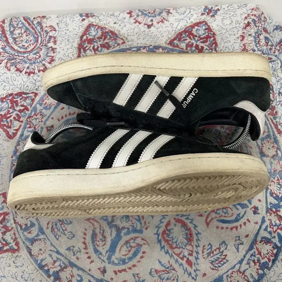 아디다스 캠퍼스 블랙 스니커즈 신발 245 E01732 상품이미지3