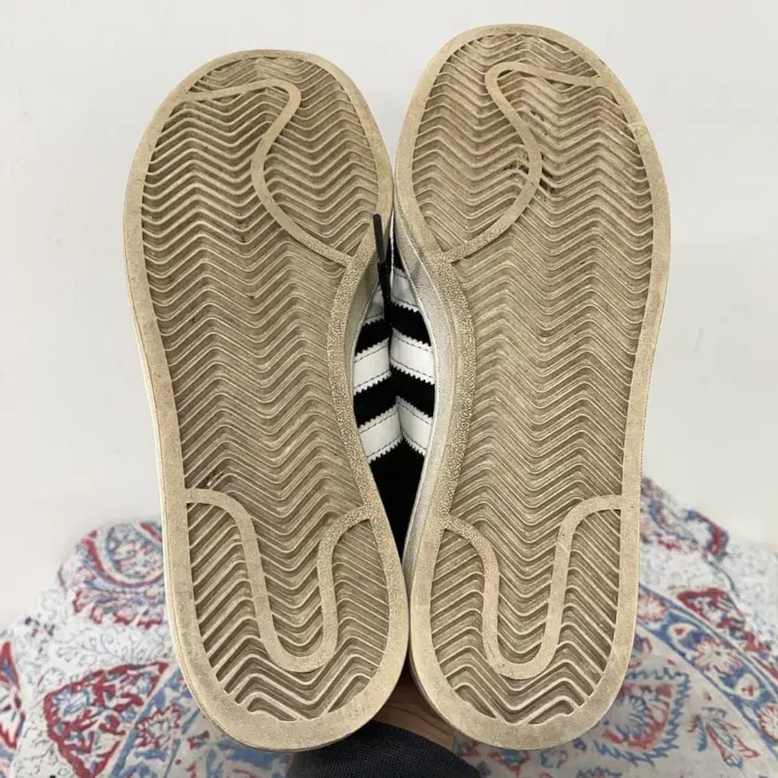 아디다스 캠퍼스 블랙 스니커즈 신발 245 E01732 상품이미지4