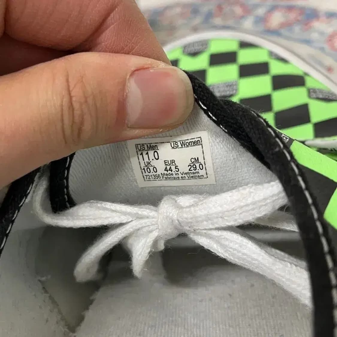 반스 볼트 도버 스트릿마켓 어센틱 체커보드 290 E01733 상품이미지5