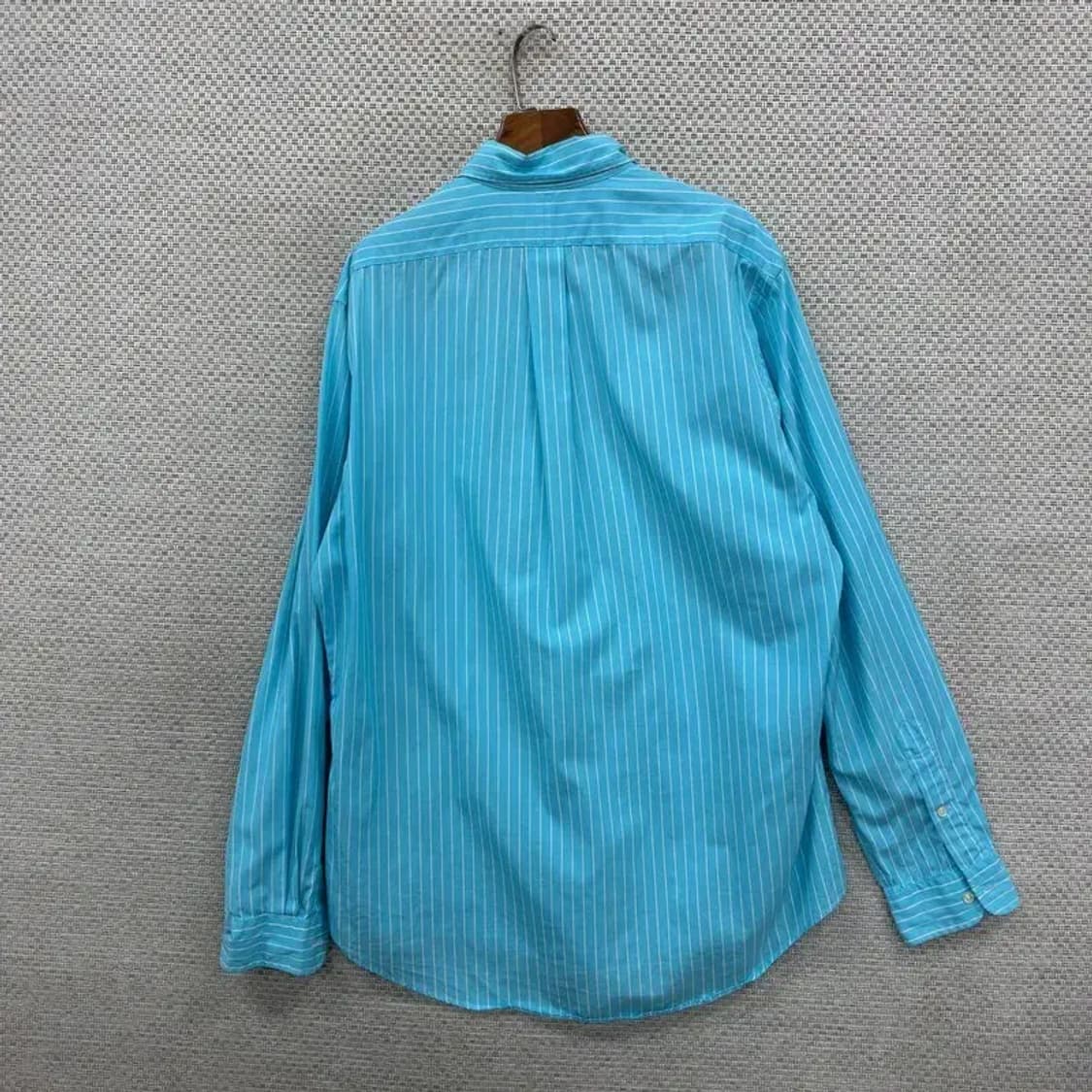 폴로 랄프로렌 자수로고 스트라이프 오버핏 셔츠 100 D05111 상품이미지2