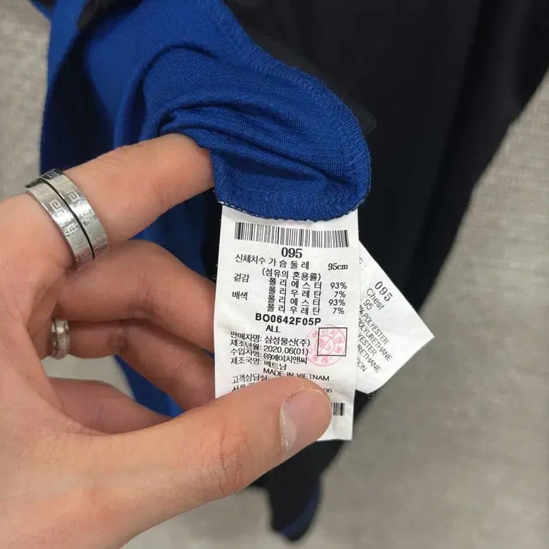 빈폴 스포츠 운동 기능성 반팔티 95 D05258 상품이미지4