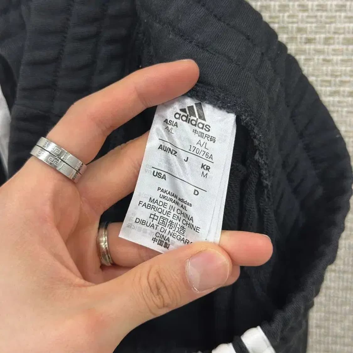 아디다스 츄리닝 삼선 블랙 조거팬츠 71 D05943 상품이미지3