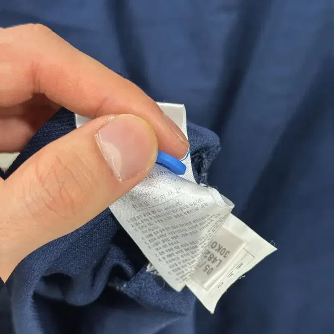 아디다스 등산 아웃도어 네이비 기능성 반팔카라티 105 D06126 상품이미지5