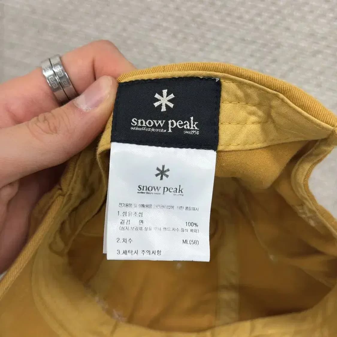 스노우피크 캐주얼 볼캡 모자 58호 D06327 상품이미지4