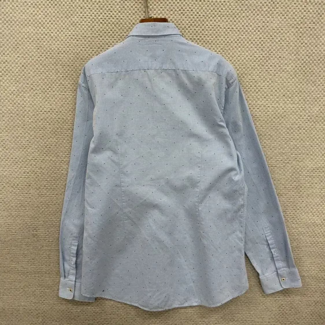 자라 ZARA 도트 캐주얼 남자 셔츠 105 D06377 상품이미지2