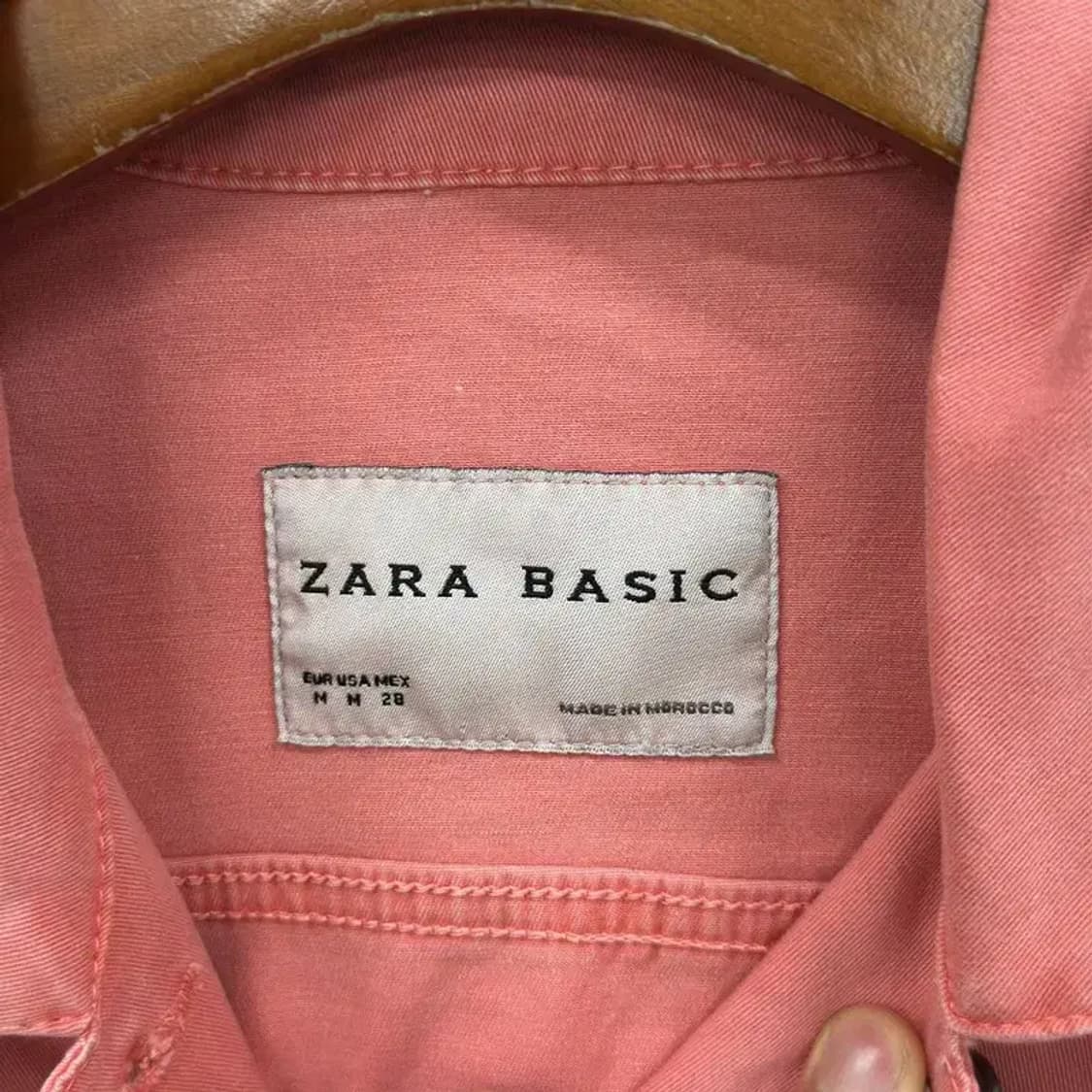 자라 ZARA 핑크 여자 트러커 자켓 85 D06405 상품이미지3