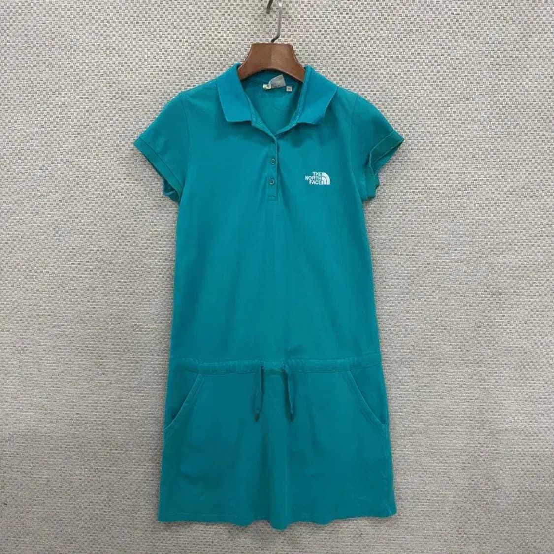 노스페이스 아웃도어 여자 반팔카라티 롱 원피스 85 D06479 상품이미지1