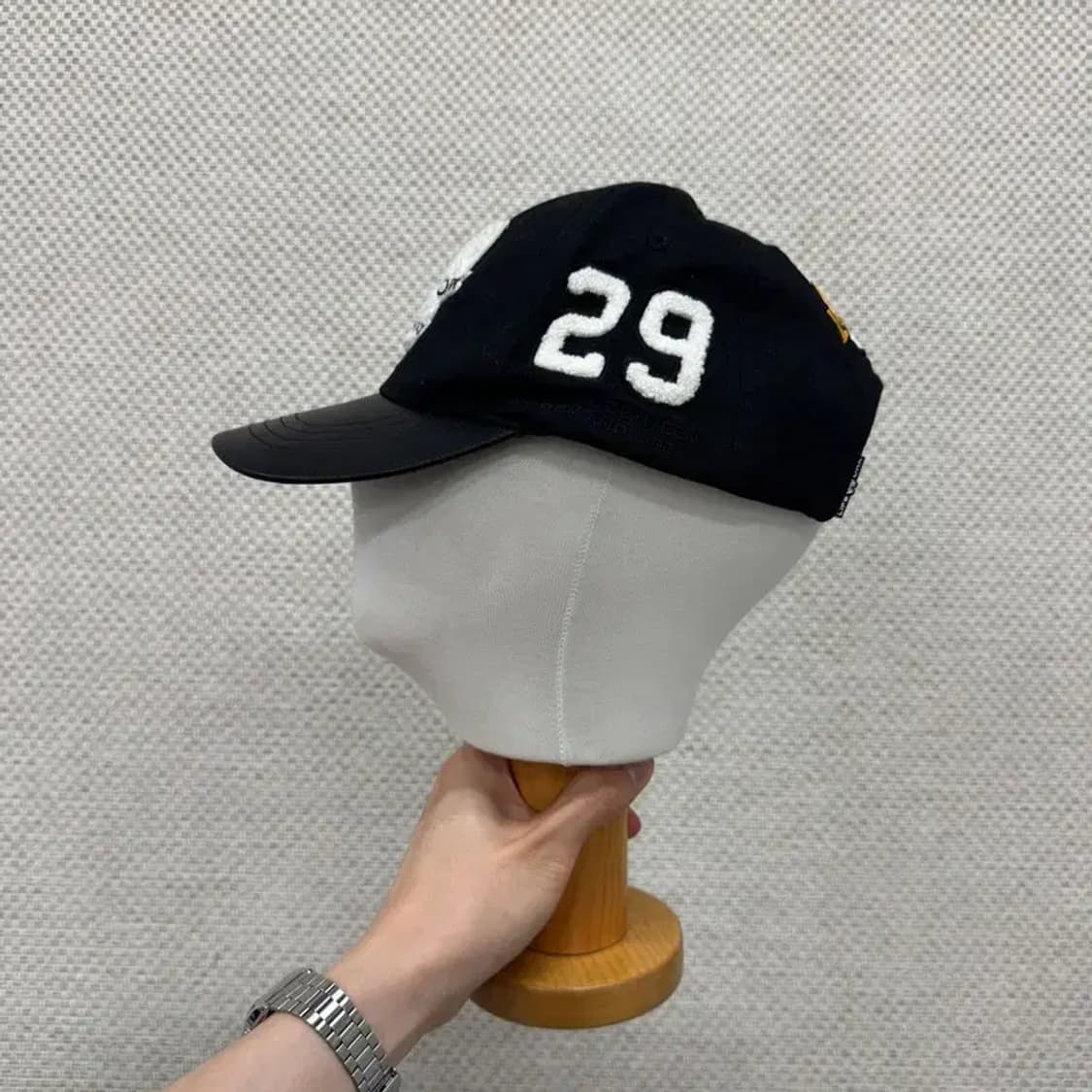 라이프워크 블랙 볼캡 자수 모자 54 D06511 상품이미지2