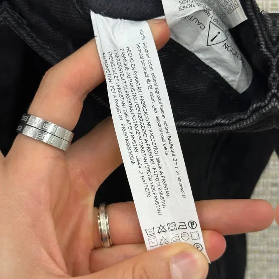 자라 ZARA 남자 캐주얼 블랙진 29인치 D06509 상품이미지4