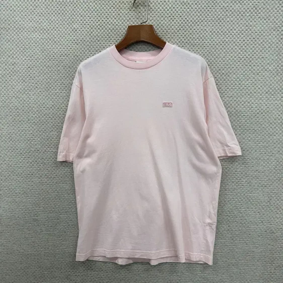 필라 FILA 라이트 핑크 캐주얼 반팔티 95 D06496 상품이미지1