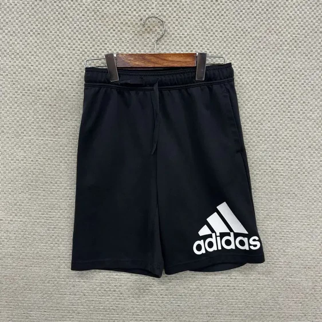 아디다스 빅로고 블랙 런닝 운동 반바지 67 D06507 상품이미지1