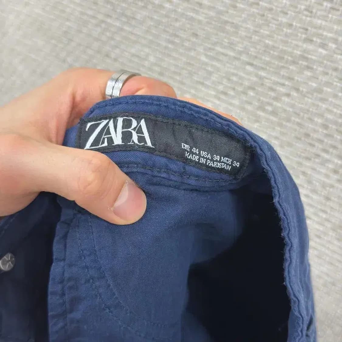 자라 ZARA 캐쥬얼 치노팬츠 면바지 34인치 D06596 상품이미지4