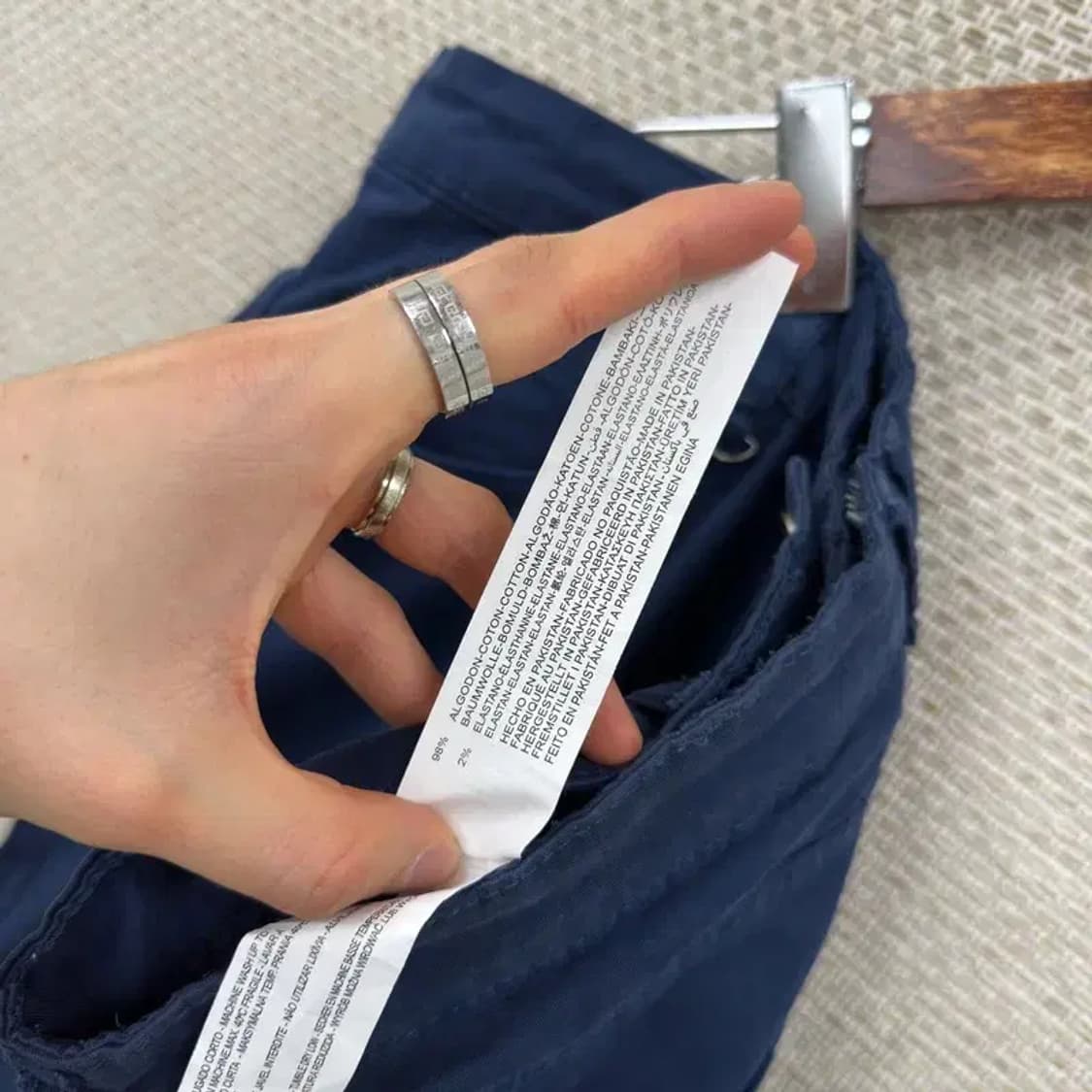 자라 ZARA 캐쥬얼 치노팬츠 면바지 34인치 D06596 상품이미지5