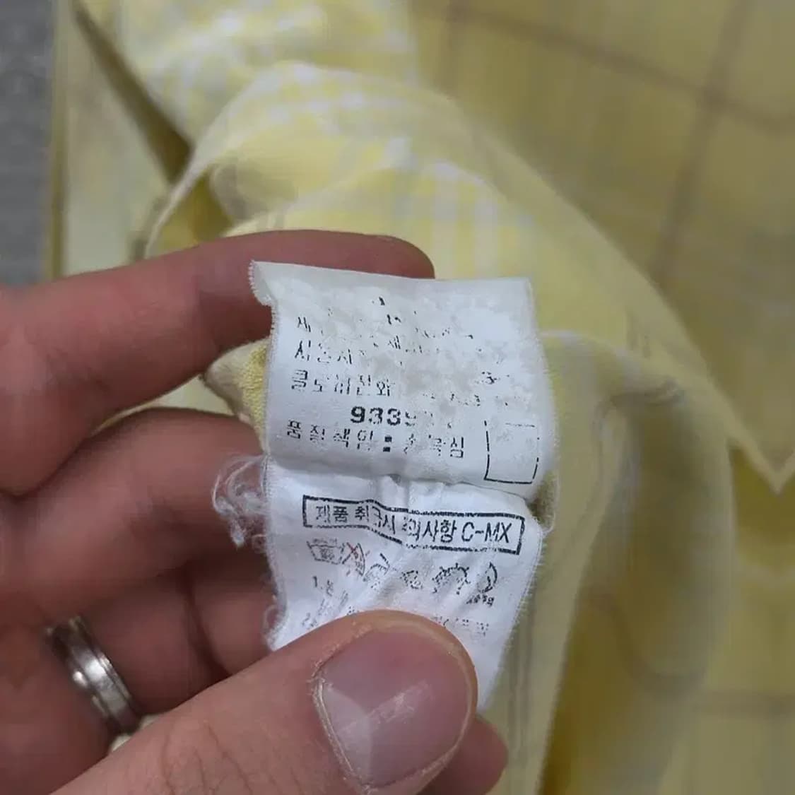 빈폴 로고 캐주얼 체크 긴팔 셔츠 100 D06674 상품이미지5