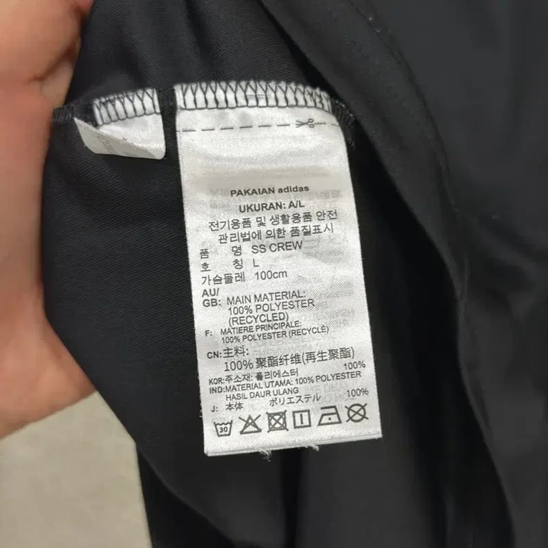 아디다스 삼선로고 기능성 반팔티 100 D06758 상품이미지4