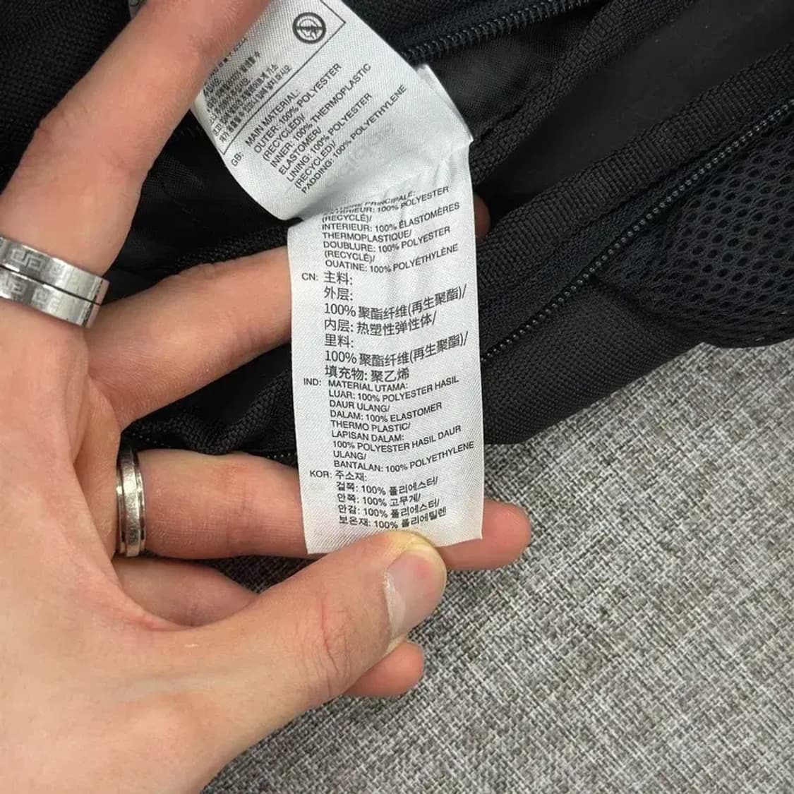 아디다스 블랙 삼선 백팩 학생가방 D06872 상품이미지5
