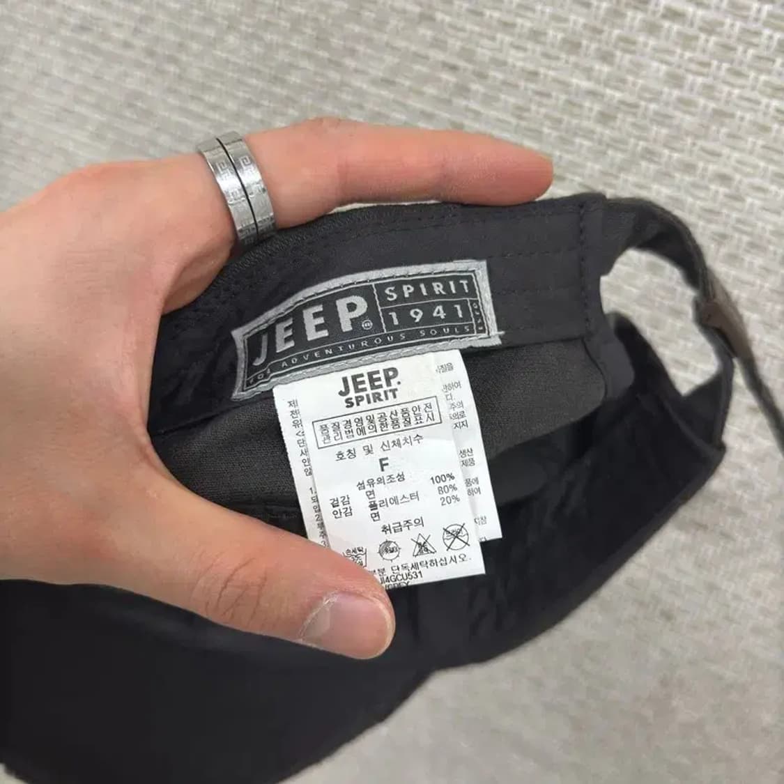 지프 JEEP 빈티지 볼캡 모자 D06873 상품이미지4