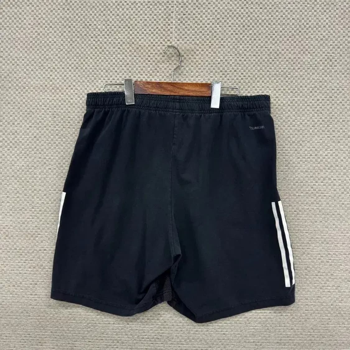 아디다스 캐주얼 블랙 삼선 면 반바지 2XL D06863 상품이미지2