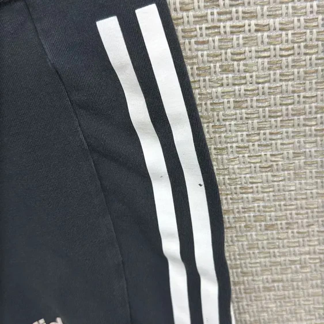 아디다스 캐주얼 블랙 삼선 면 반바지 2XL D06863 상품이미지5