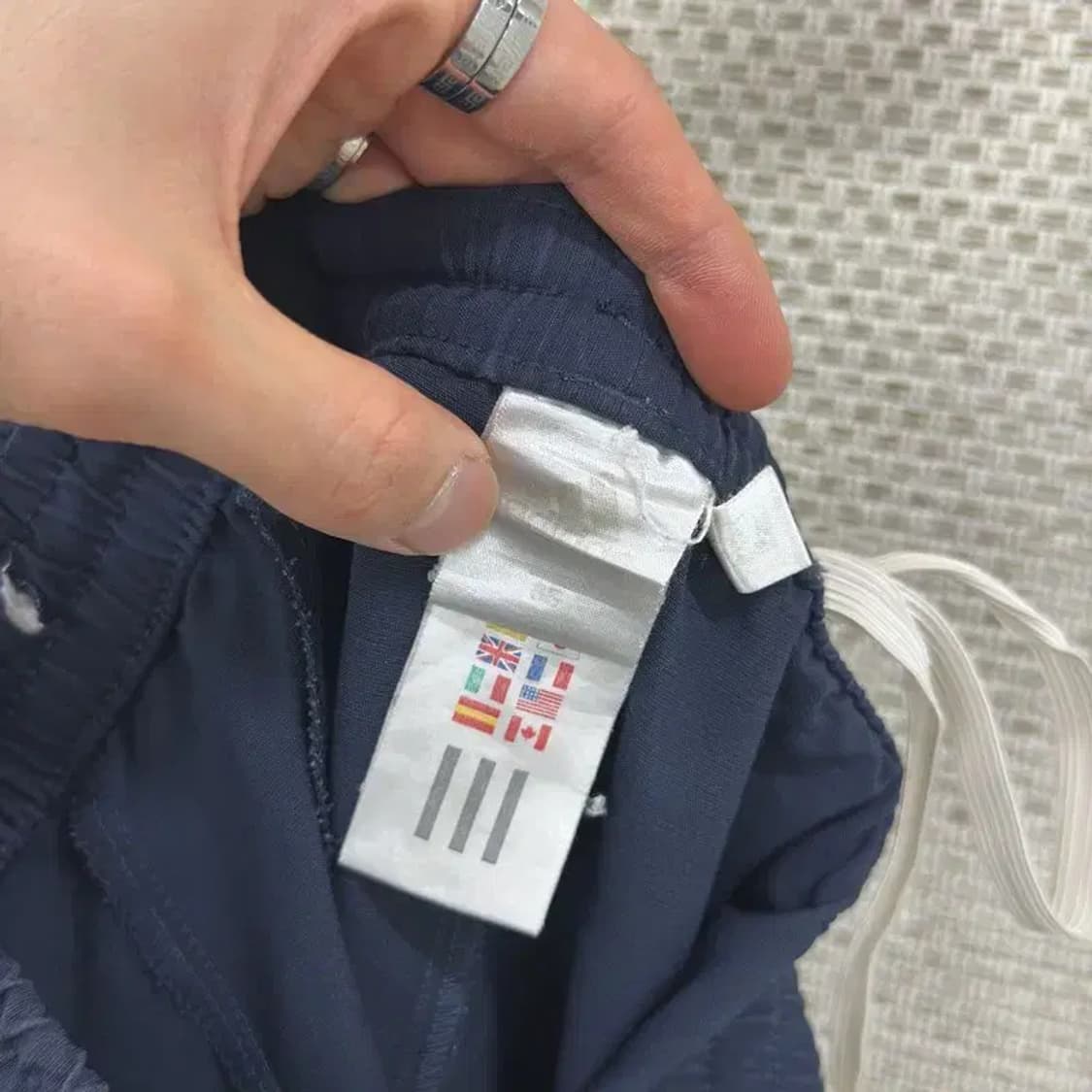 아디다스 네이비 삼선 운동 반바지 85 D06866 상품이미지4