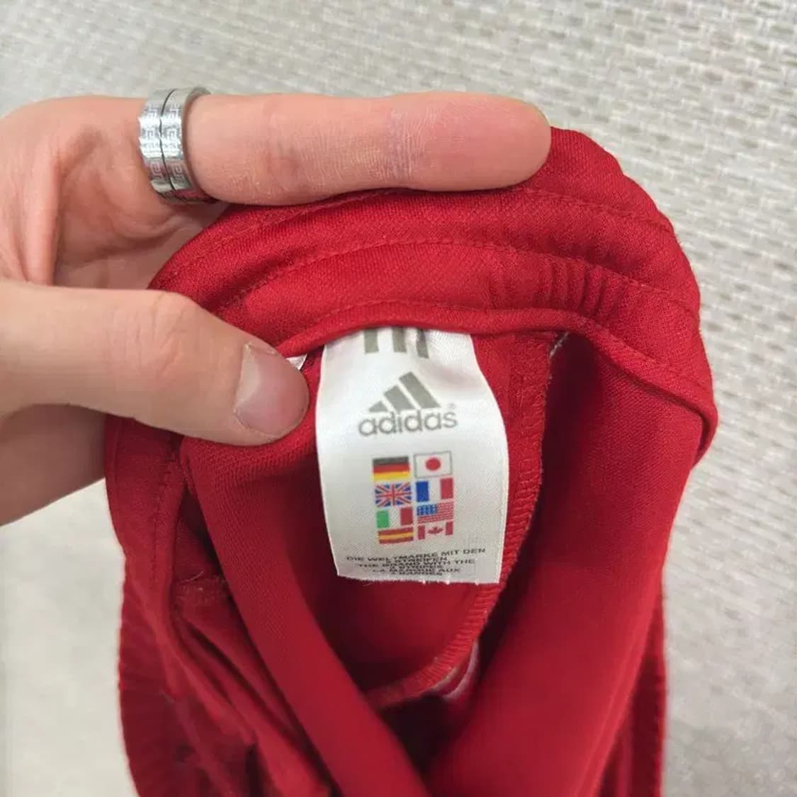 아디다스 삼선 레드 기능성 운동 반바지 110 D06870 상품이미지4