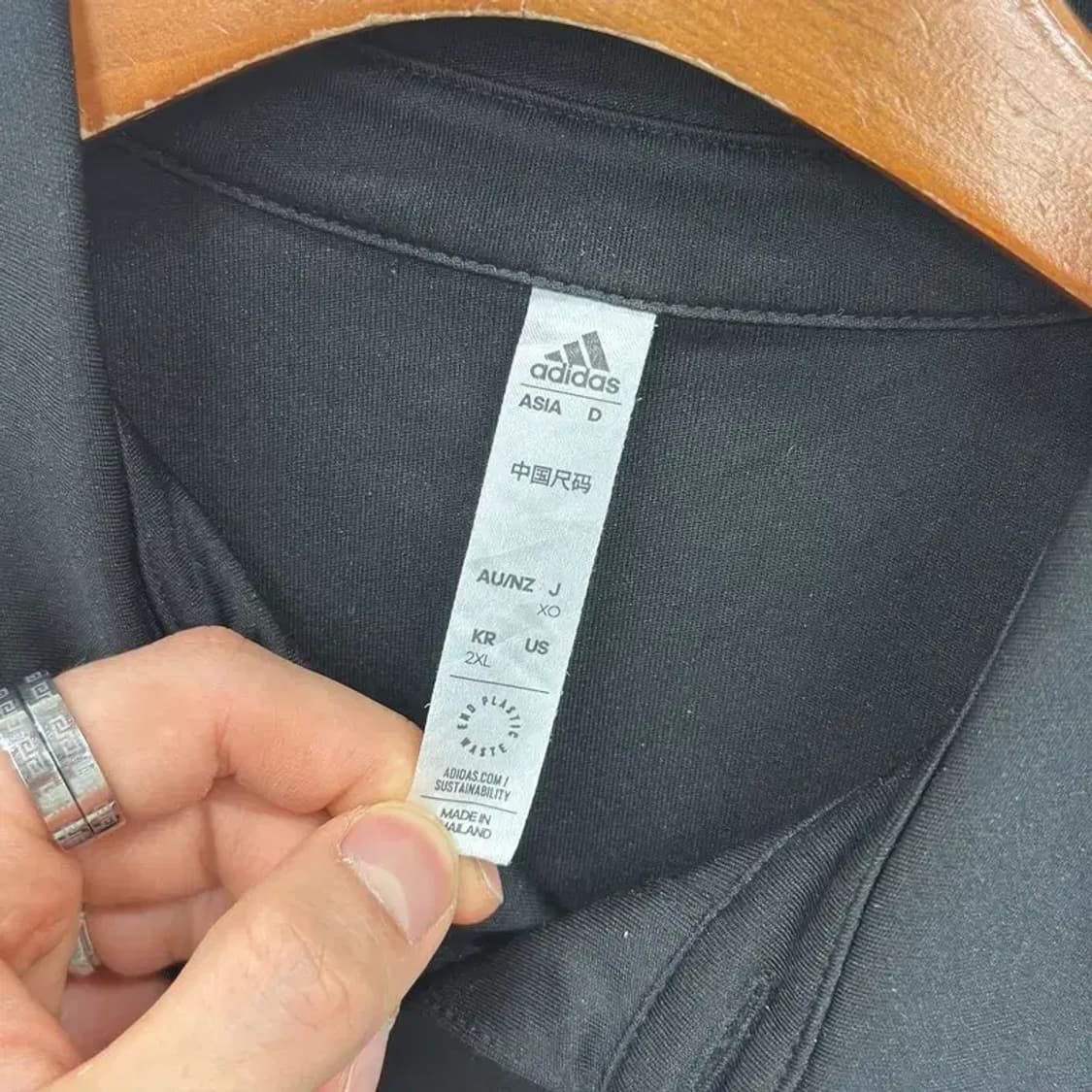 아디다스 블랙 폴로티 남자 캐주얼 반팔카라티 105 D06843 상품이미지3