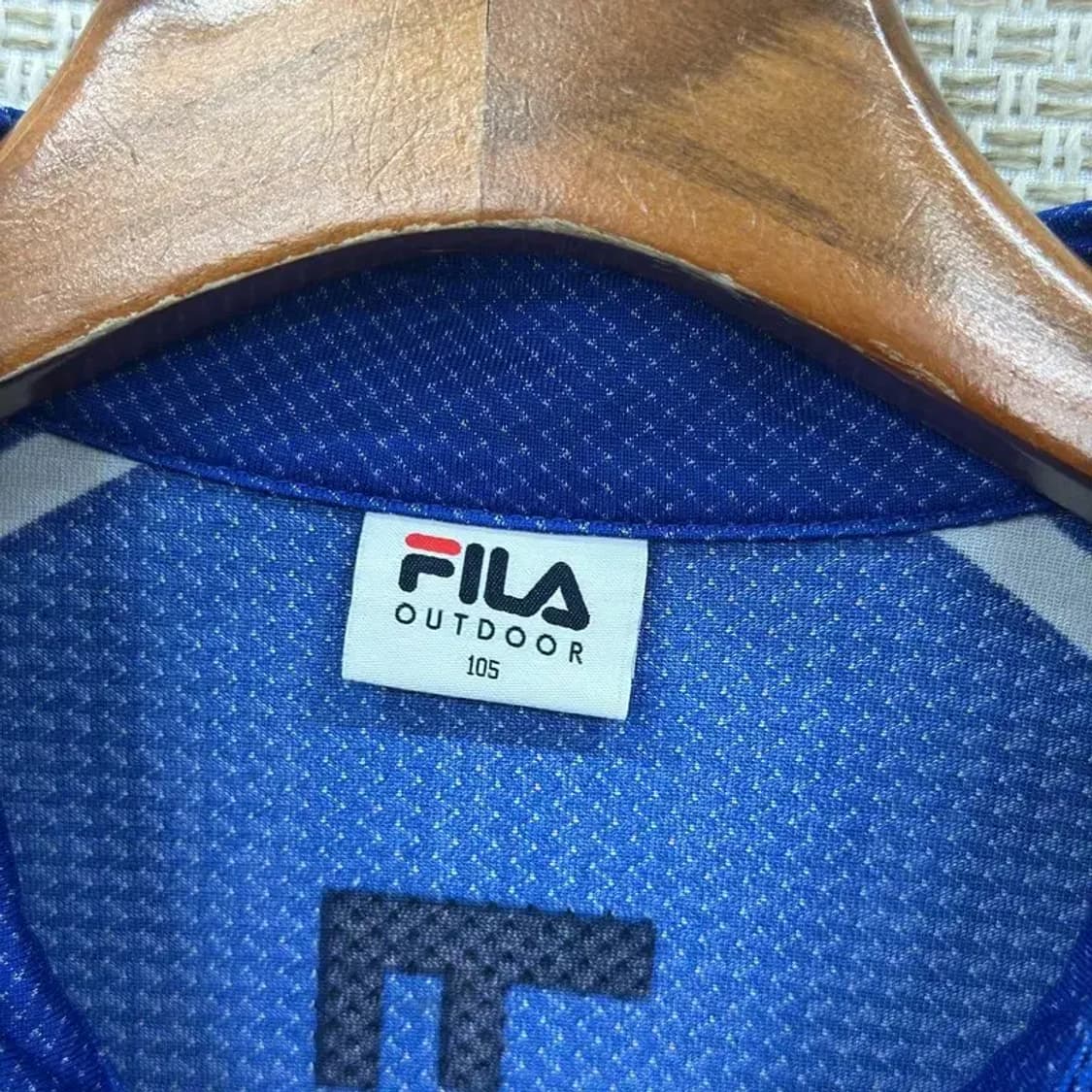 필라 FILA 아웃도어 배드민턴 기능성 반집업 반팔티 105 D06923 상품이미지3