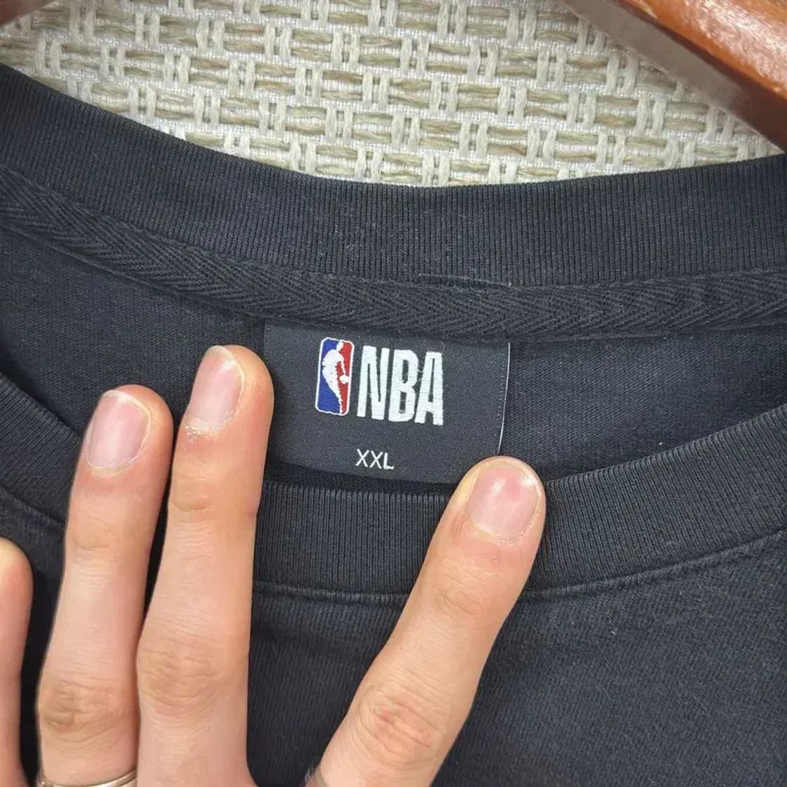 NBA 시카고불스 프린트 블랙 반팔티 105 D06933 상품이미지3