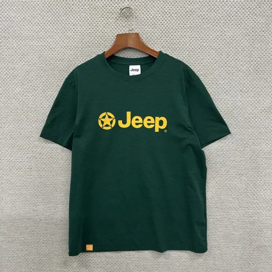 지프 JEEP 그린 빅로고 기능성 반팔티 100 D07021 상품이미지1