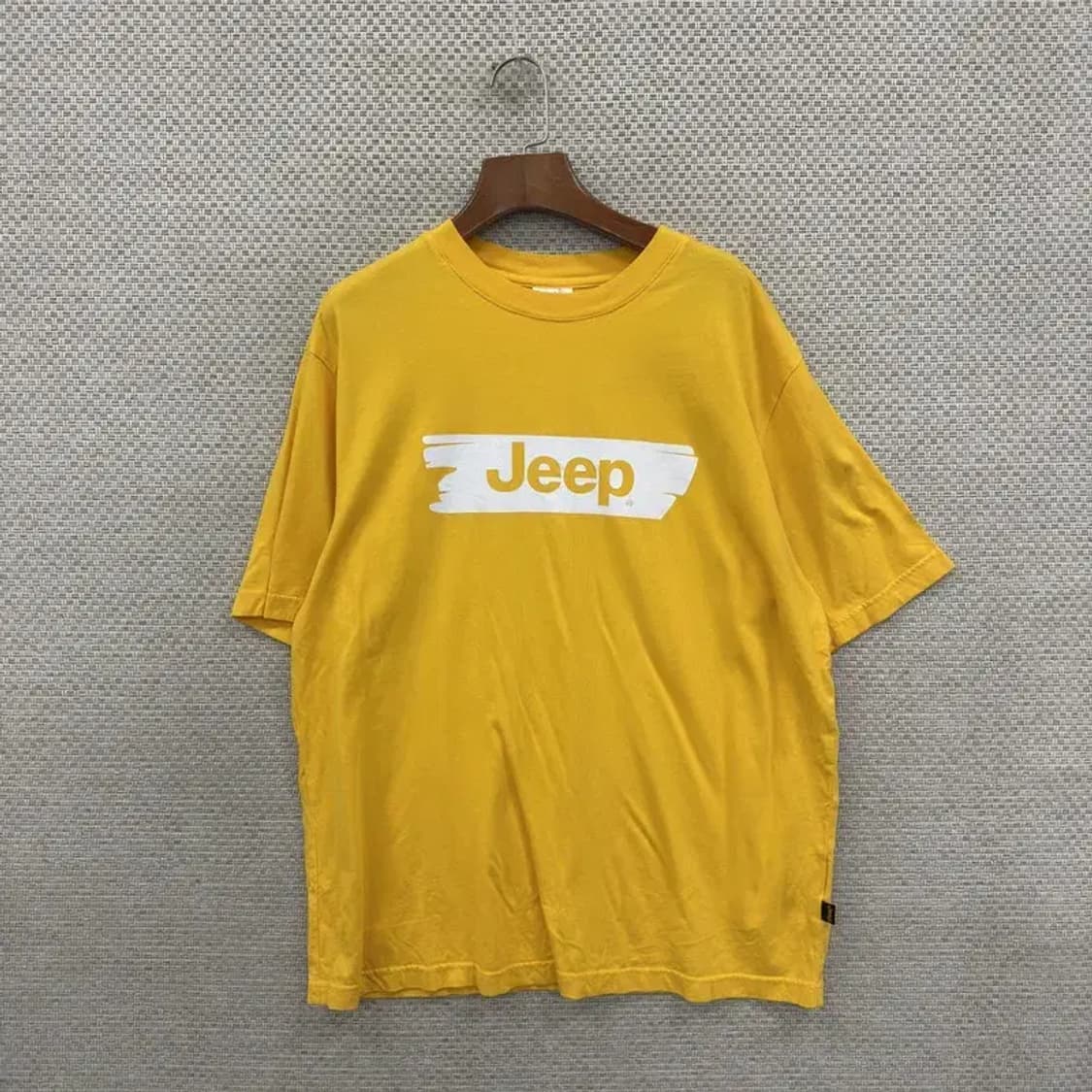지프 JEEP 옐로우 빅로고 캐주얼 반팔티 105 D07102 상품이미지1