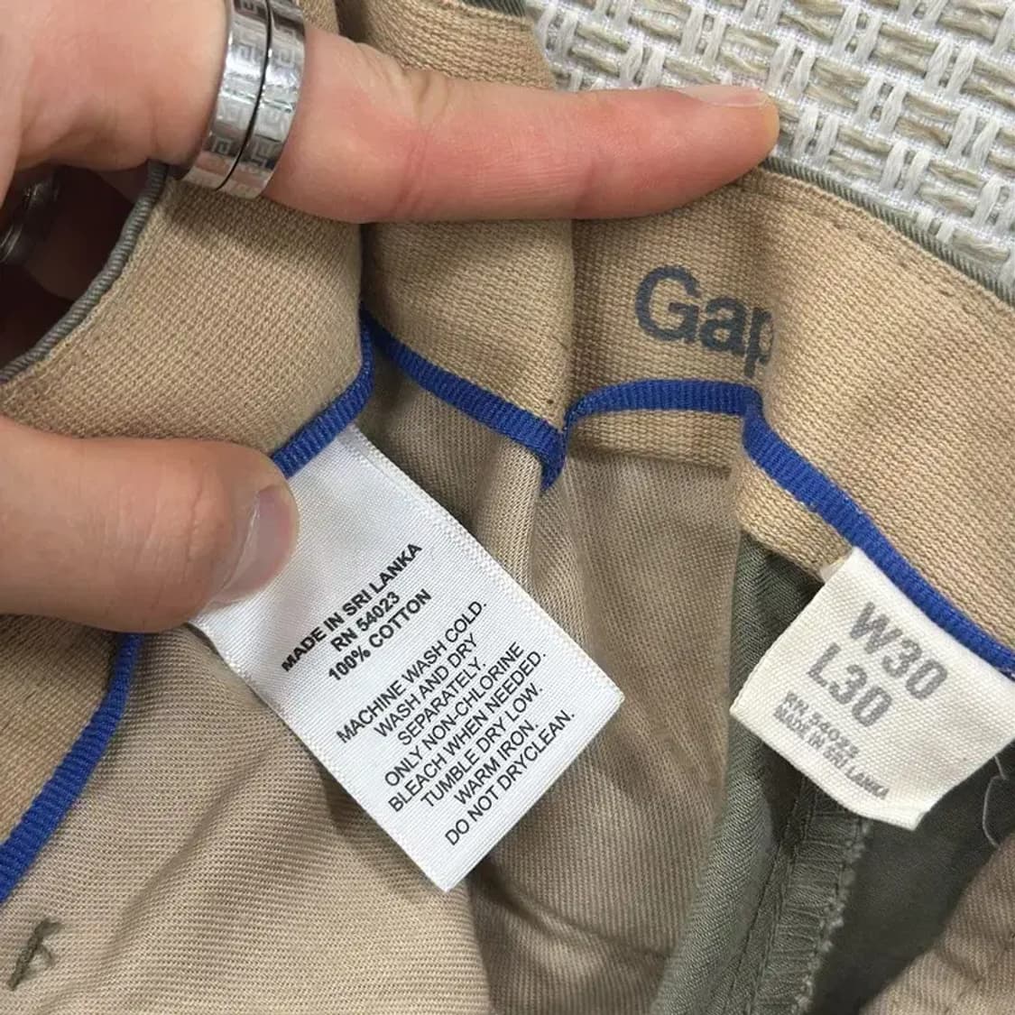 갭 GAP 캐주얼 남자 면바지 31인치 D07137 상품이미지4