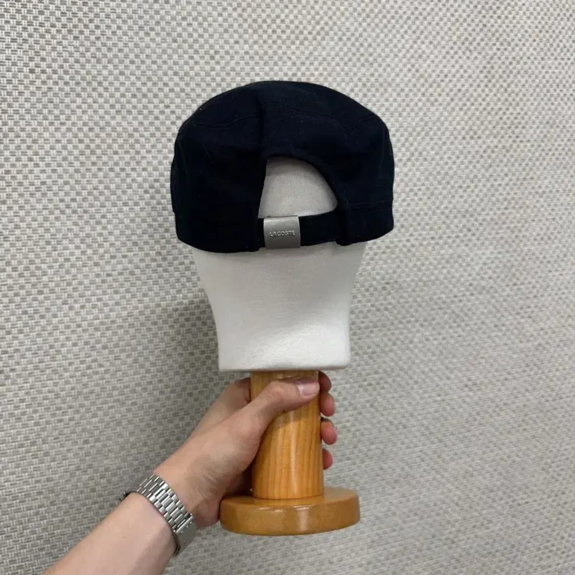 라코스테 블랙 볼캡 모자 D07144 상품이미지2