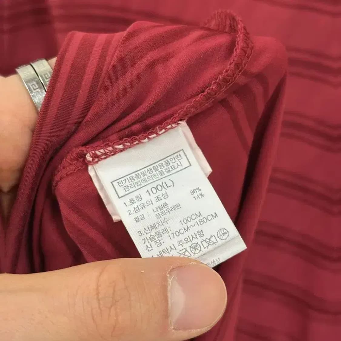 노스페이스 등산 아웃도어 스트라이프 반팔카라티 100 D07130 상품이미지4