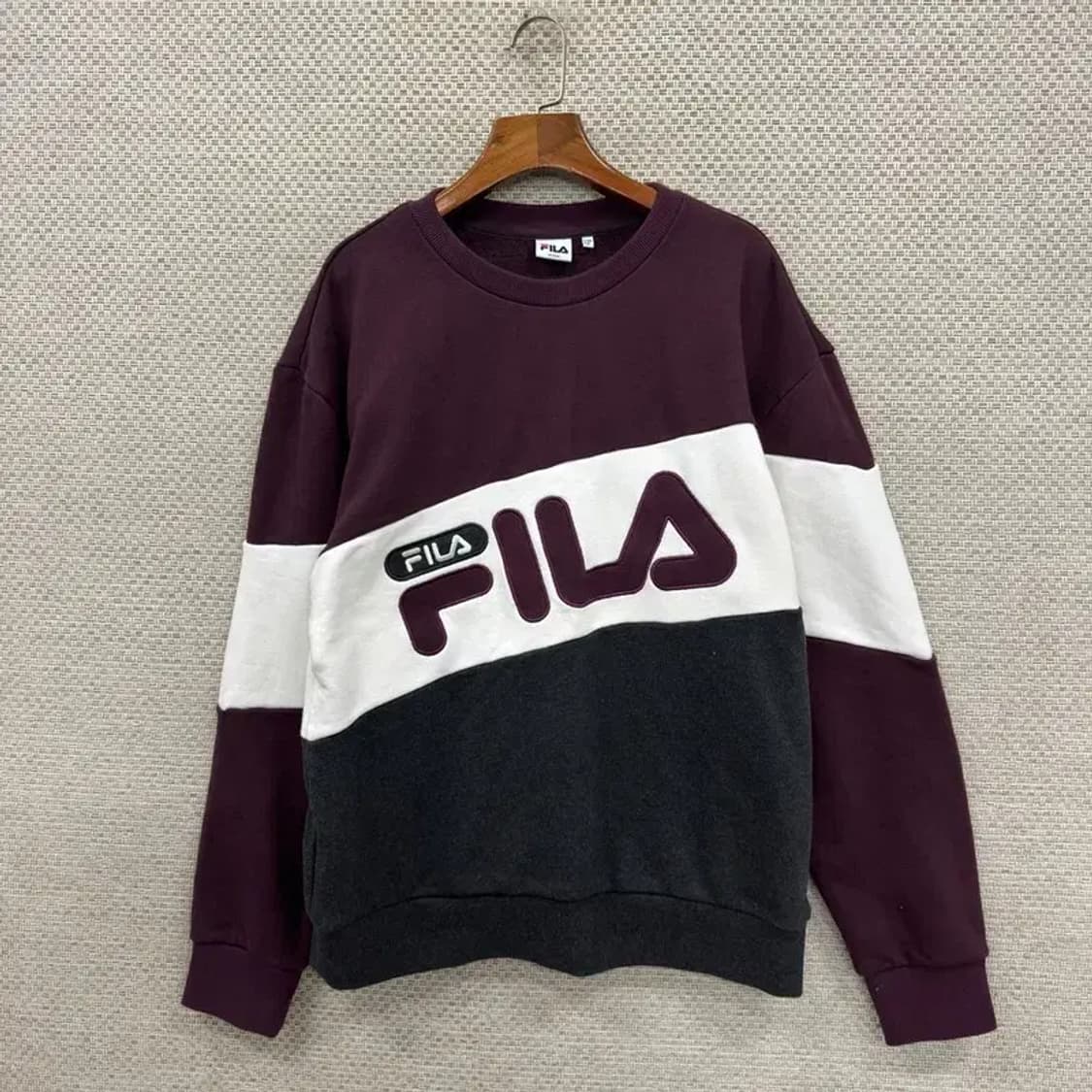 필라 FILA 캐주얼 빅로고 맨투맨 95 D07225 상품이미지1