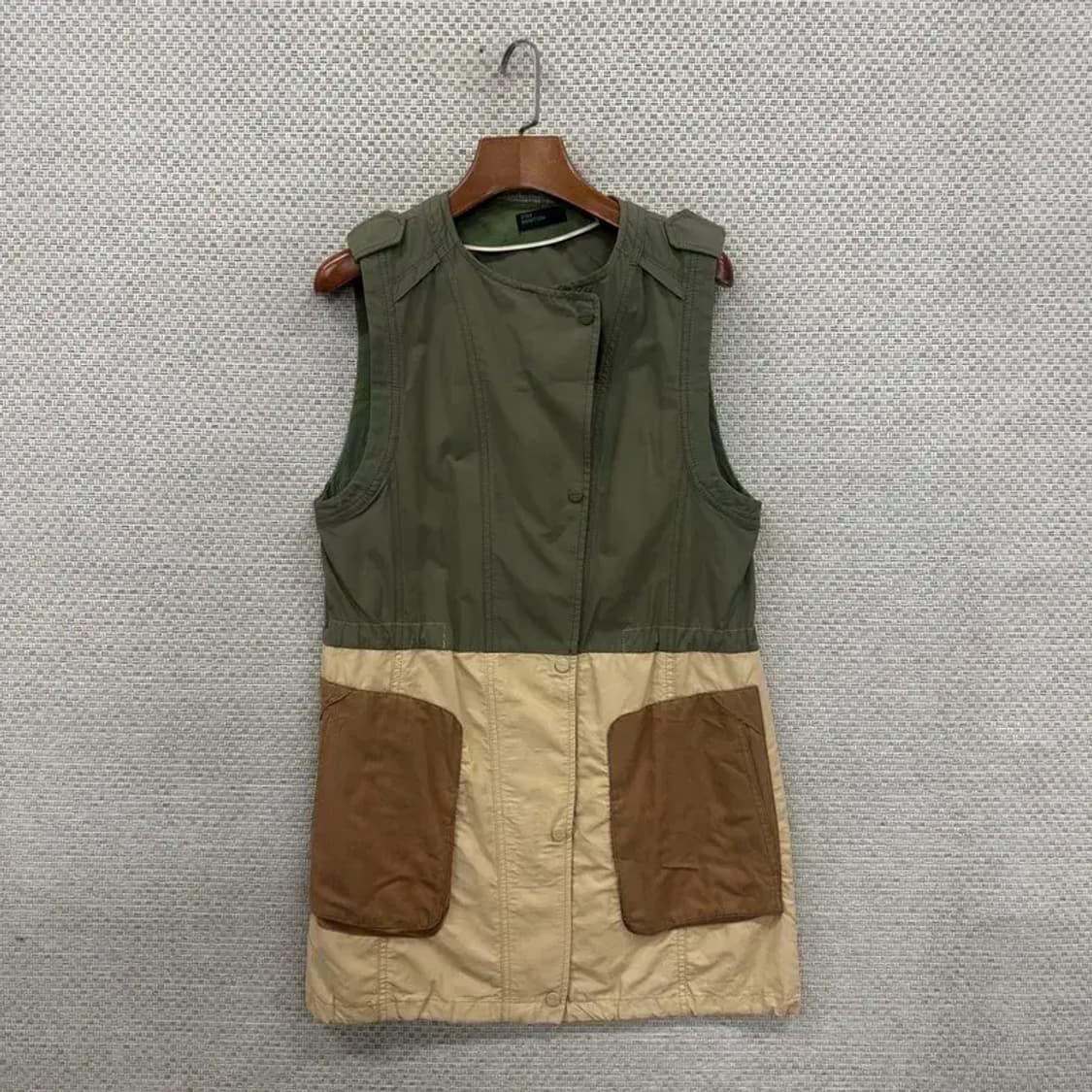 베네통 배색 멀티 조끼 베스트 85 D07287 상품이미지1